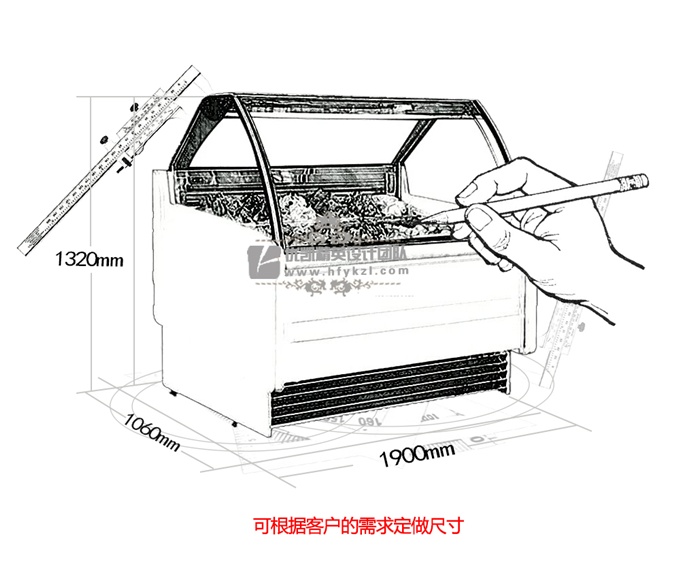 BQ-J型意式冰淇淋展示柜（暢銷產品）