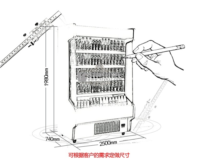 LF-AR型便利店風(fēng)幕柜